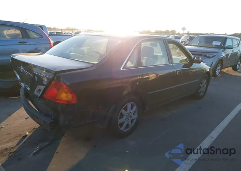 2001 Toyota Avalon Xls z USA, uszkodzony, nr VIN 4T1BF28BX1U187875